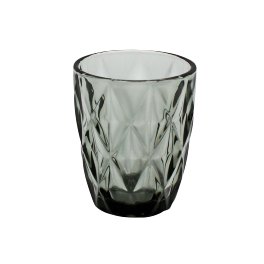 Water glass Basic, anthracite, glass 8x10 cm