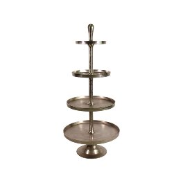 Etagere, nickel plated, h.137cm