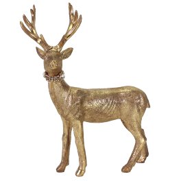 Deer figurine Gold Deer, gold