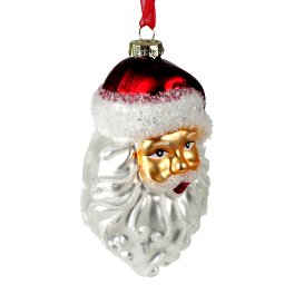 Glass pendant, Santa