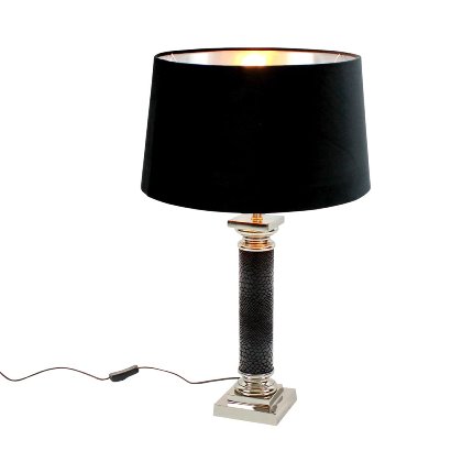 Table lamp Marvelous, black/silver