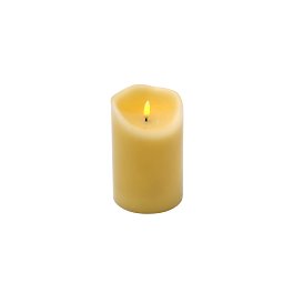 LED candle 3D Flame, cream