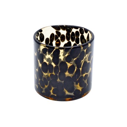 Candle holder Leo, brown
