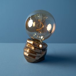 LED spiral filament light bulb