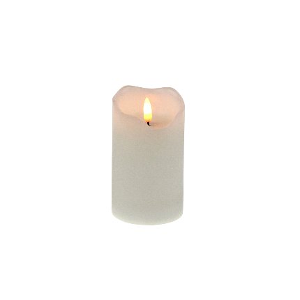 Bougie LED 3D Flame, blanc