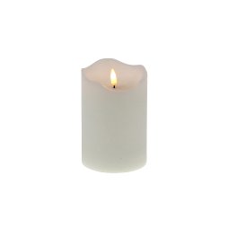 Bougie LED 3D Flame, blanc