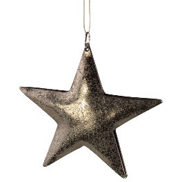 Hanger star, bronze