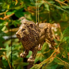 Hanger lion, gold