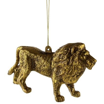 Hanger lion, gold