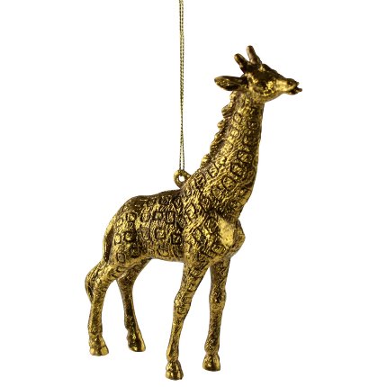 Hanger giraffe, gold