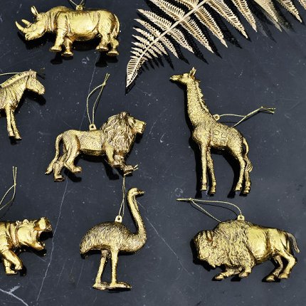 Hänger Rhinozeros, gold
