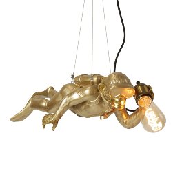Ceiling lamp Diver Dave, gold