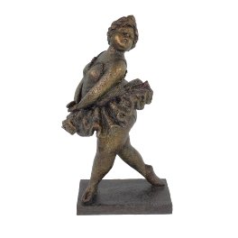 Figure Madame Beauvis, antique gold