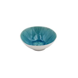 Bowl Aquamarin, white/turquoise