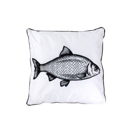 Outdoor cushion fish, w. piping