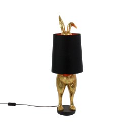 Table lamp Hiding Bunny®, gold/black