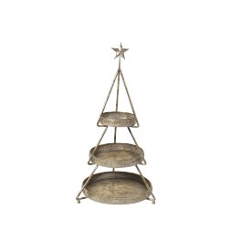 3-tiered etagere w. star top