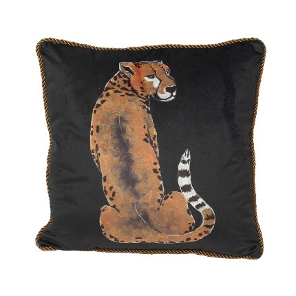 Velvet cushion Leopold