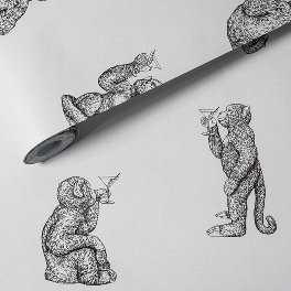Papier peint Cocktail Monkeys