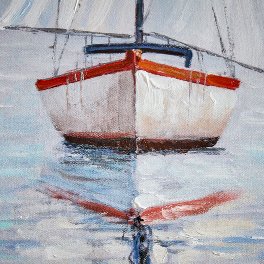 Painting Sailing Boat, 2 ass.