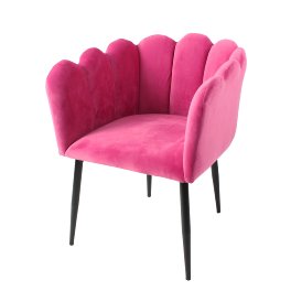 Chair Marlene, pink/black