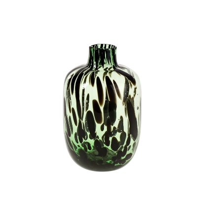 Vase, vert/noir