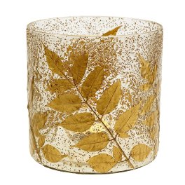 Votive Leaves, clear/gold