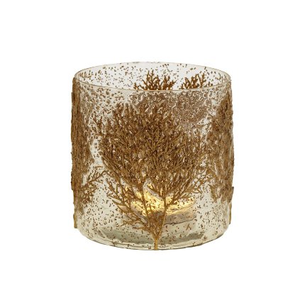 Votive Trees, clear/gold