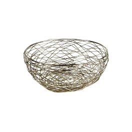 Decorative bowl Tangle, silver