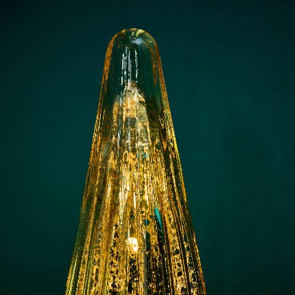 LED Christmas tree, gold
