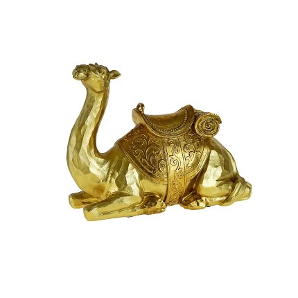 Camel, laying, gold