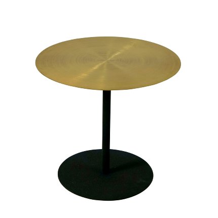 Side table Pyt, gold/black