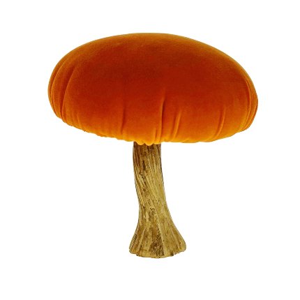 Decorative mushroom, orange