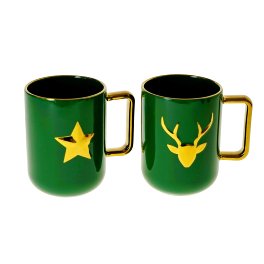 Gobelet Star/Deer, 2 assortis