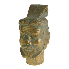 Bust terracotta warrior