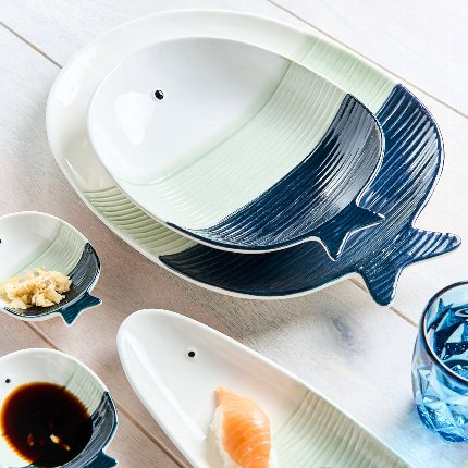 Plate Sashimi, deep