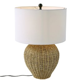 Lampe de table Marbella, blanc