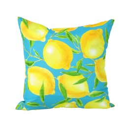 Outdoor cushion Lemons, multicoloured