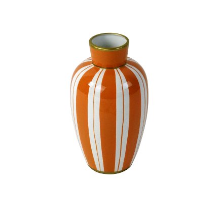 Vase Mandarino, orange/blanc
