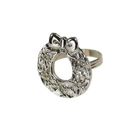 Napkin ring chaple, silver