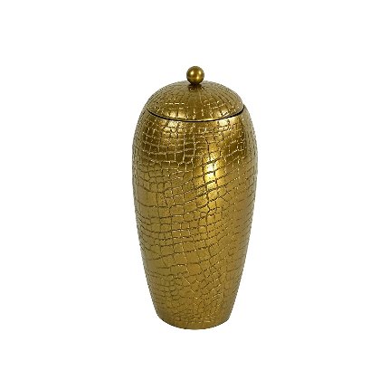 Decorative jar Aleyna, gold