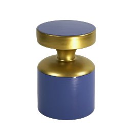 Side table Balu, purple/gold
