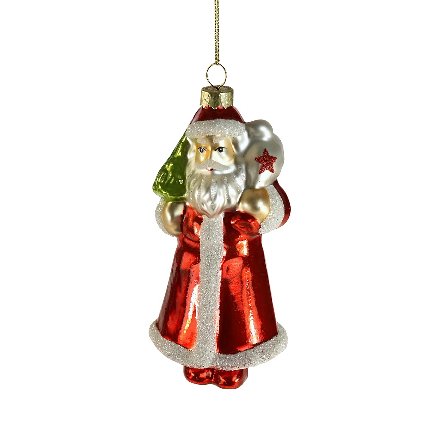 Glass hanger Santa