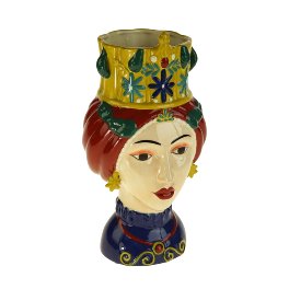 Decorative vase Letizia, multicolored