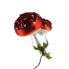 Clamp mushroom, red/white