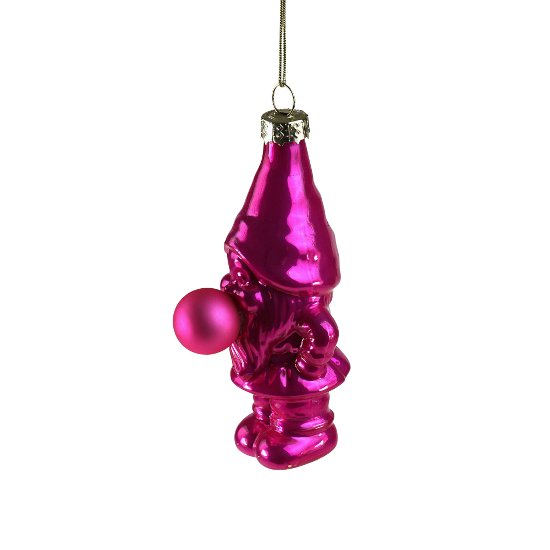 Glass hanger Bob van Bubbles, pink