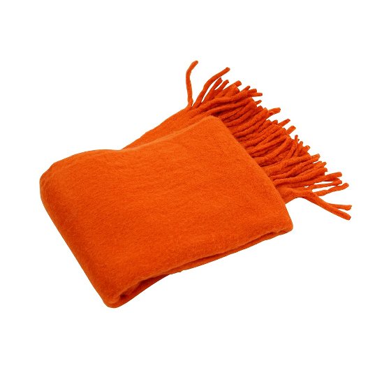 Decke Mohair, orange