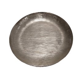 tray, silver, aluminium, d. 30 cm