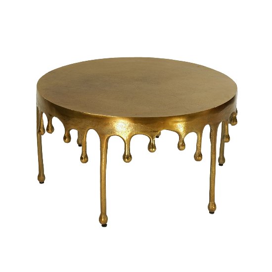 Coffee table Drops, gold