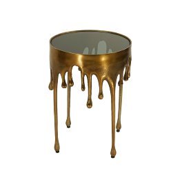 Side table Drops w. glass top